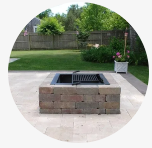 Professional landscape installation